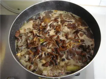 Make The chicken leg of the mushroom step 13