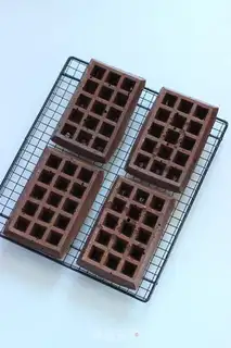 Make walnut cocoa waffles step 7