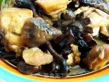 Make The chicken leg of the mushroom step 16