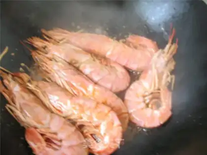 Make Cheese and wine and shrimp step 2