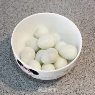 Make A little mushroom with quail eggs step 0