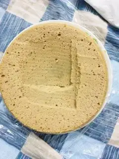 Make Ice cream cotton cake step 2