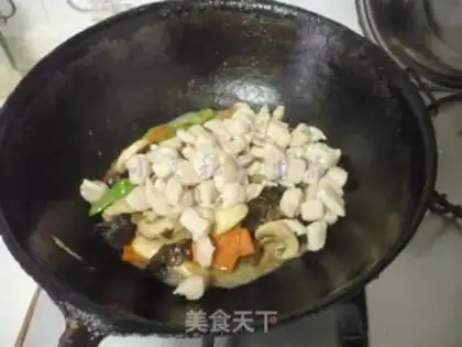 Make Black-mucked chicken step 9