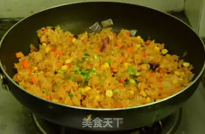 Make Cheese sauce and rice step 7