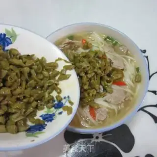 Make Sour bean corny noodles step 8