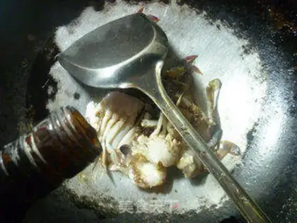 Make Creaming crabs step 4