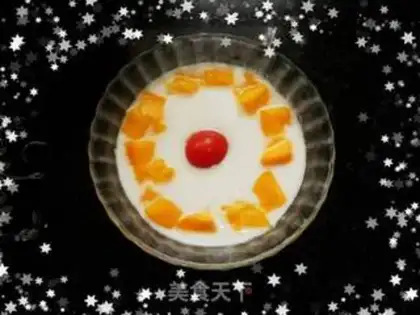 Make Homemade mango yogurt step 5
