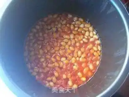 Make Cheese and soybeans step 11