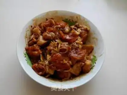 Make A chicken piece of taji sauce step 1