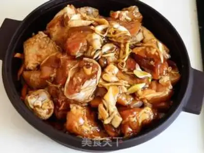 Make A chicken piece of taji sauce step 6
