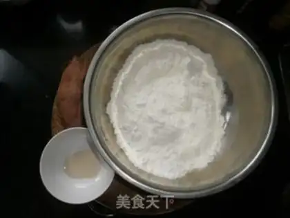 Make The green peppers, the black and white step 5