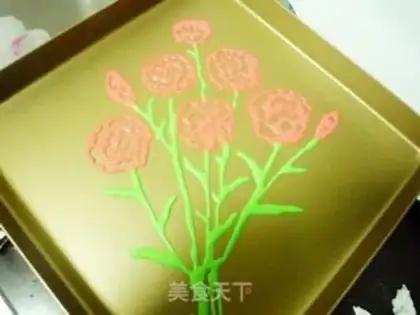 Make Carnation cake step 15