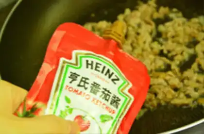 Make Red-coloured tofu step 5