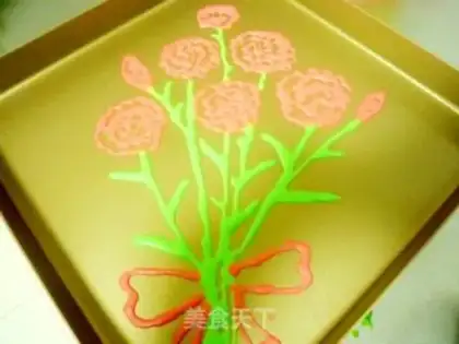 Make Carnation cake step 20