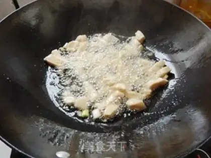 Make Cheese gravy chicken step 6