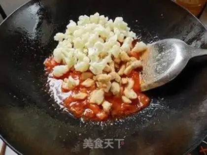 Make Cheese gravy chicken step 9