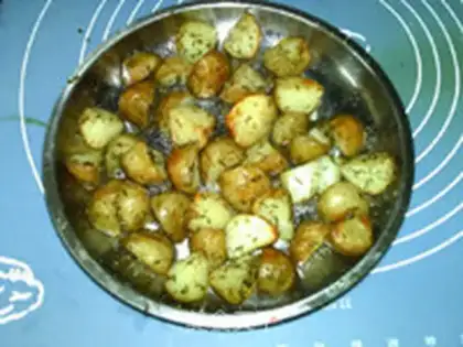 Make Rosemary baked potatoes step 11