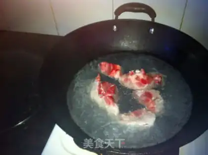 Make Red bean pasta step 1