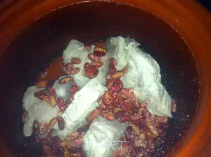 Make Red bean pasta step 2