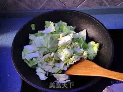 Make A blast of cabbage step 2