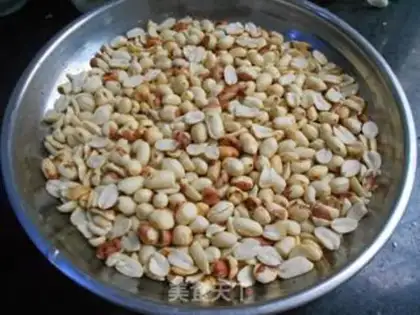 Make Peanut sesame sugar step 3