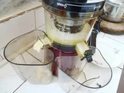 Make Apple melon juice step 4