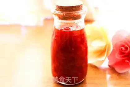 Make Strawberry sauce step 4