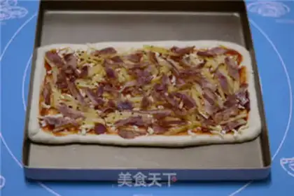 Make Tuna bacon pizza step 7