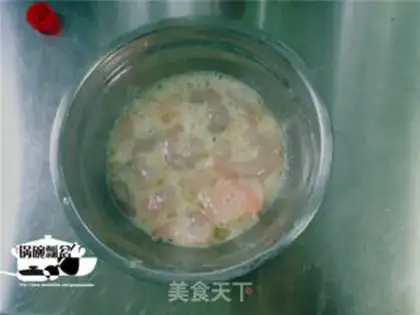 Make Cheese and shrimp and broccoli step 1
