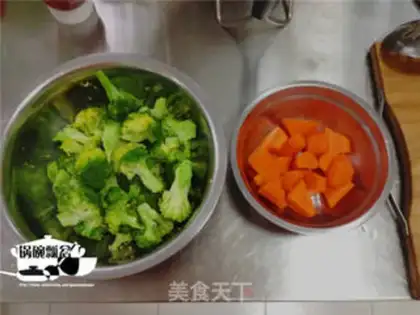 Make Cheese and shrimp and broccoli step 5