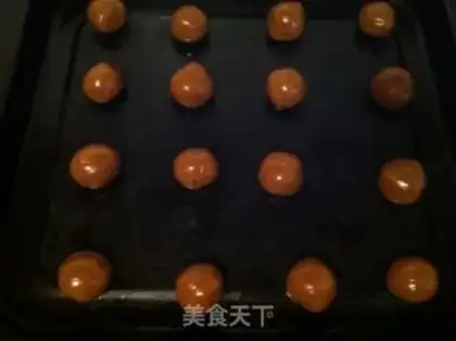 Make Red sugar sesame cookies step 7