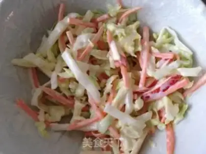 Make Tore the pork with apple salad step 16