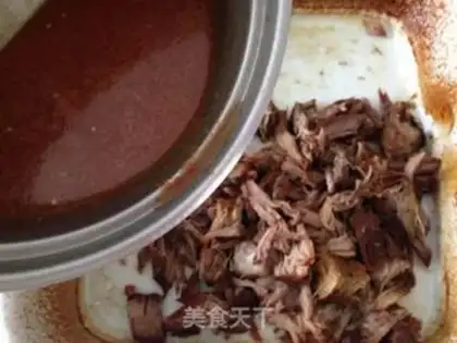 Make Tore the pork with apple salad step 18
