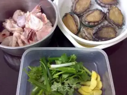 Make Fresh abalone chicken step 0