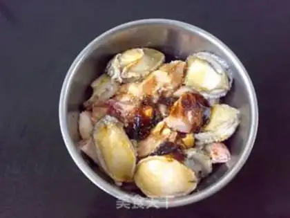 Make Fresh abalone chicken step 1