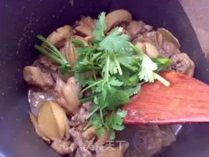 Make Fresh abalone chicken step 6