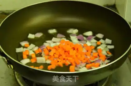 Make Cheese sauce and rice step 3
