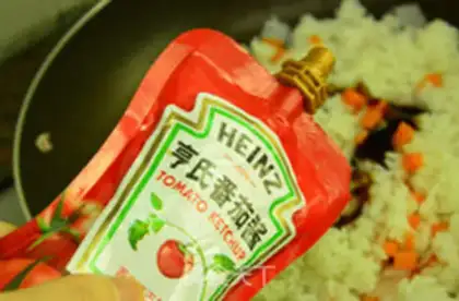 Make Cheese sauce and rice step 5