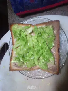 Make Salad toast sandwich step 5