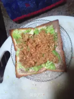 Make Salad toast sandwich step 6