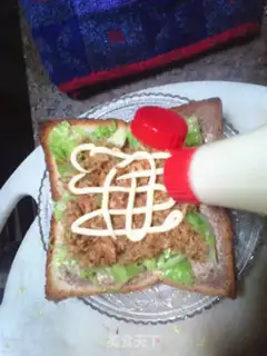 Make Salad toast sandwich step 7