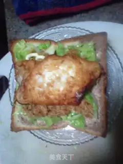 Make Salad toast sandwich step 8