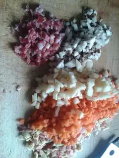 Make Mini rice pizza step 0
