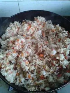 Make Mini rice pizza step 2