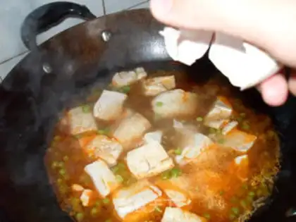 Make Sour tofu bag eggs step 7