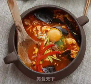 Make Korean tofu soup step 4