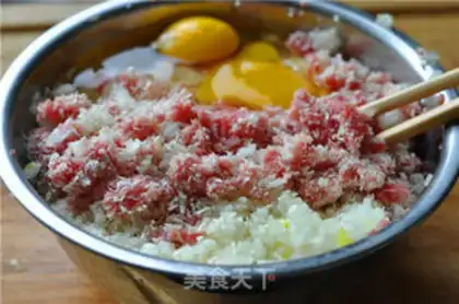 Make Swedish eggplant meatballs step 1