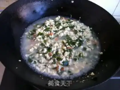 Make Little tofu seaweed soup step 8
