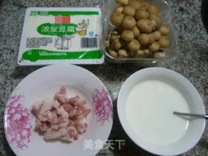 Make Spice crab-flavored tofu step 0