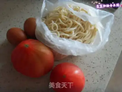 Make Tomato egg noodles step 0
